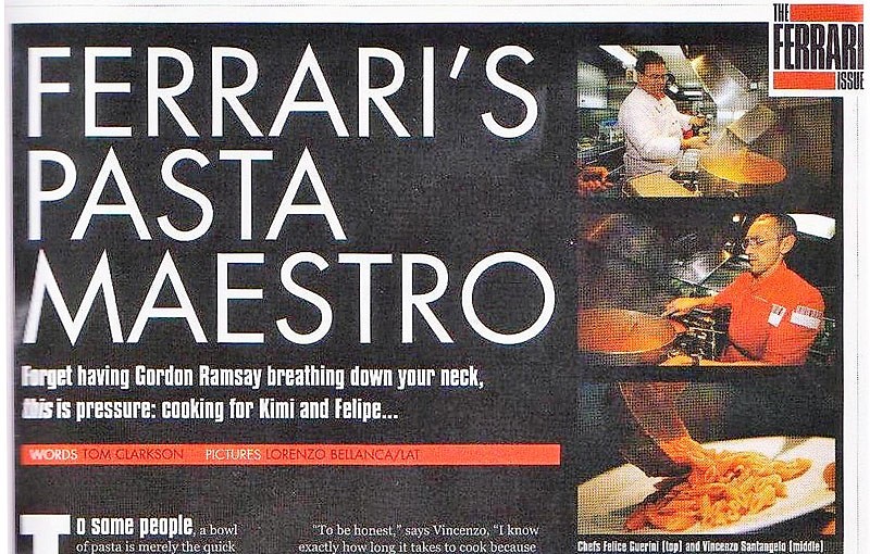 Ferrari’s Pasta Maestro – The Ferrari Issue September 2008