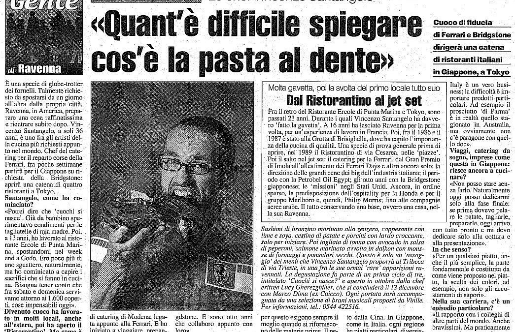 Quant’è difficile spiegare cos’è la pasta al dente – Ravenna Cronaca 12 Novembre 2008